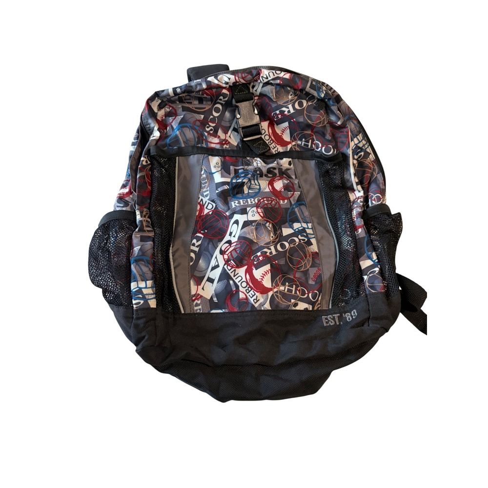 The Childrens Place PLC Ultimate Pack Backpack Kids Sports Print Est 89 Blue Red